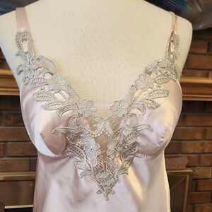 Flora Sexy Feminine Light Pink Gown/dress Y2k Flirty Slinky Romantic Size Small